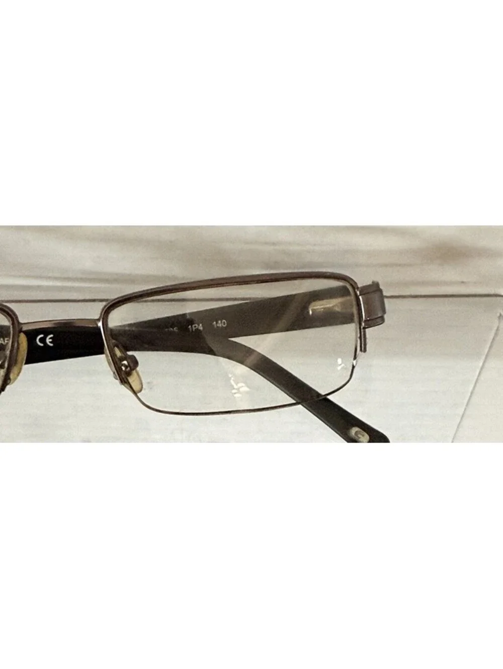CARRERA CA7560 1P4 Eyeglasses Frames Only 52-18-140 Gunmetal Silver Rectangle